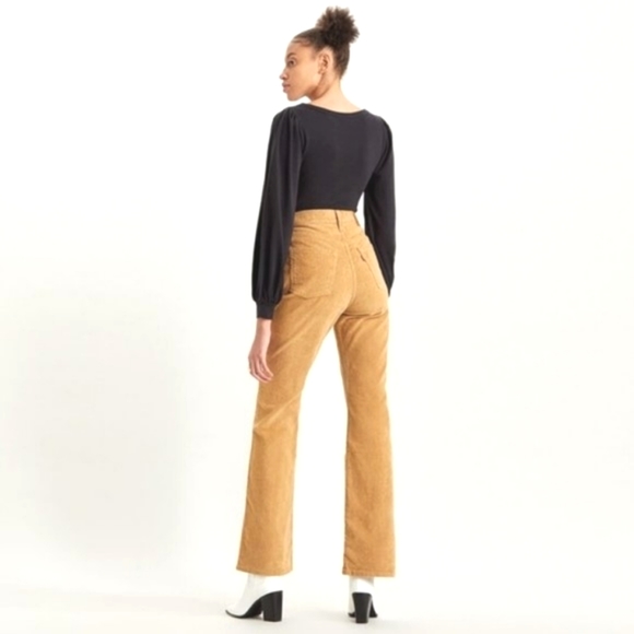 Levi's Premium Ribcage Corduroy Bootcut Jeans NWT - Picture 8 of 14